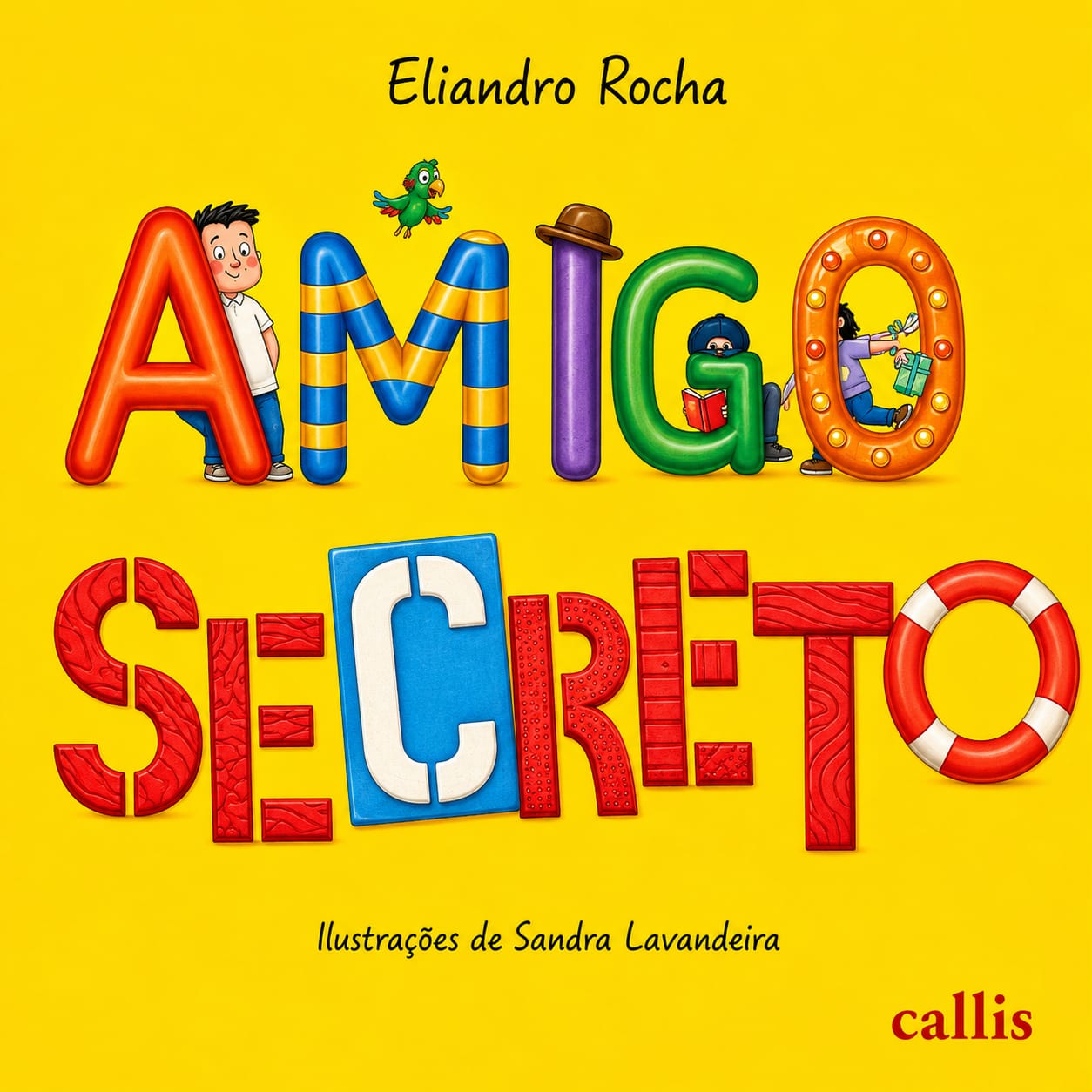 Capa do livro Amigo Secreto, de Eliandro Rocha