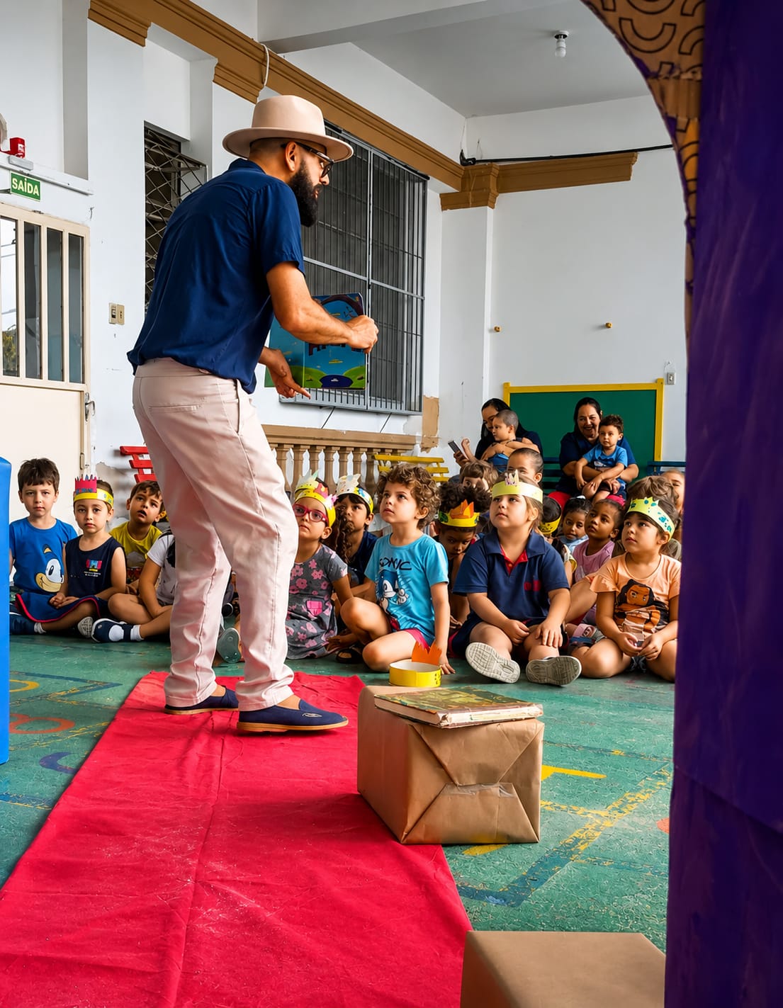 Eliandro Rocha em encontro literário
